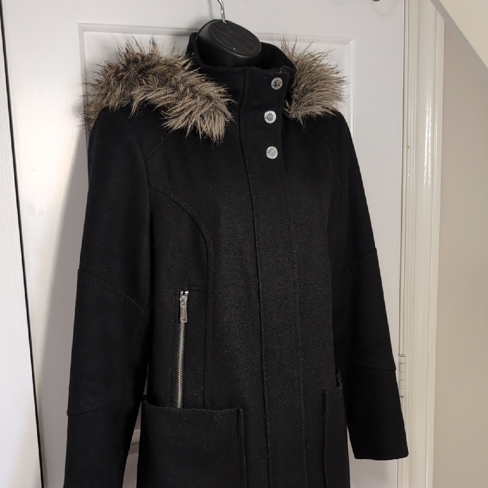 London Fog Women's Wool Blend Coat Size Small